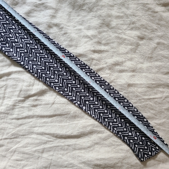 Ann Taylor Loft Women's Zig Zag Polka Dot Black White Button-Up Cardigan - Picture 11 of 13